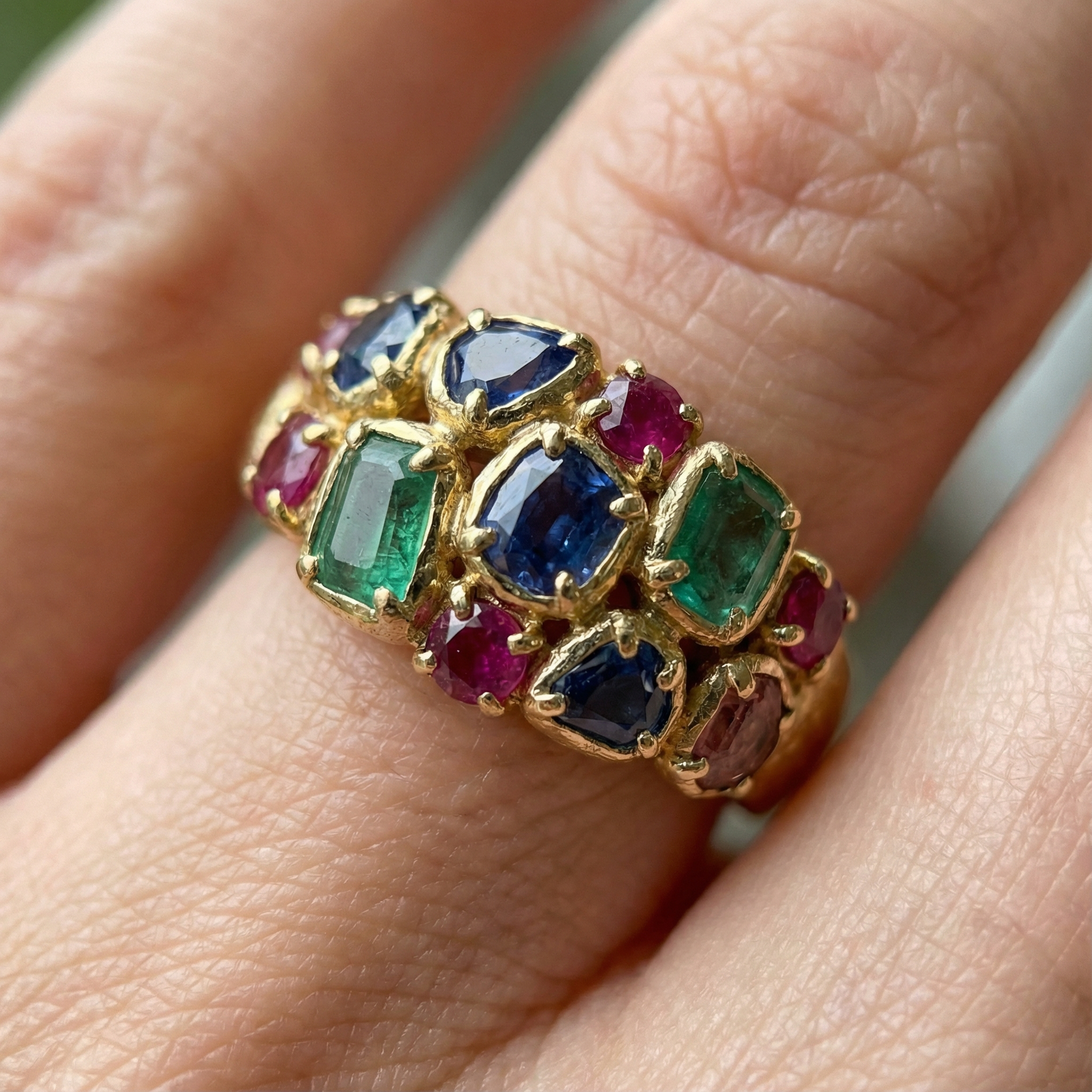 Colored-Gemstone-Wedding-Bands CASA LARO