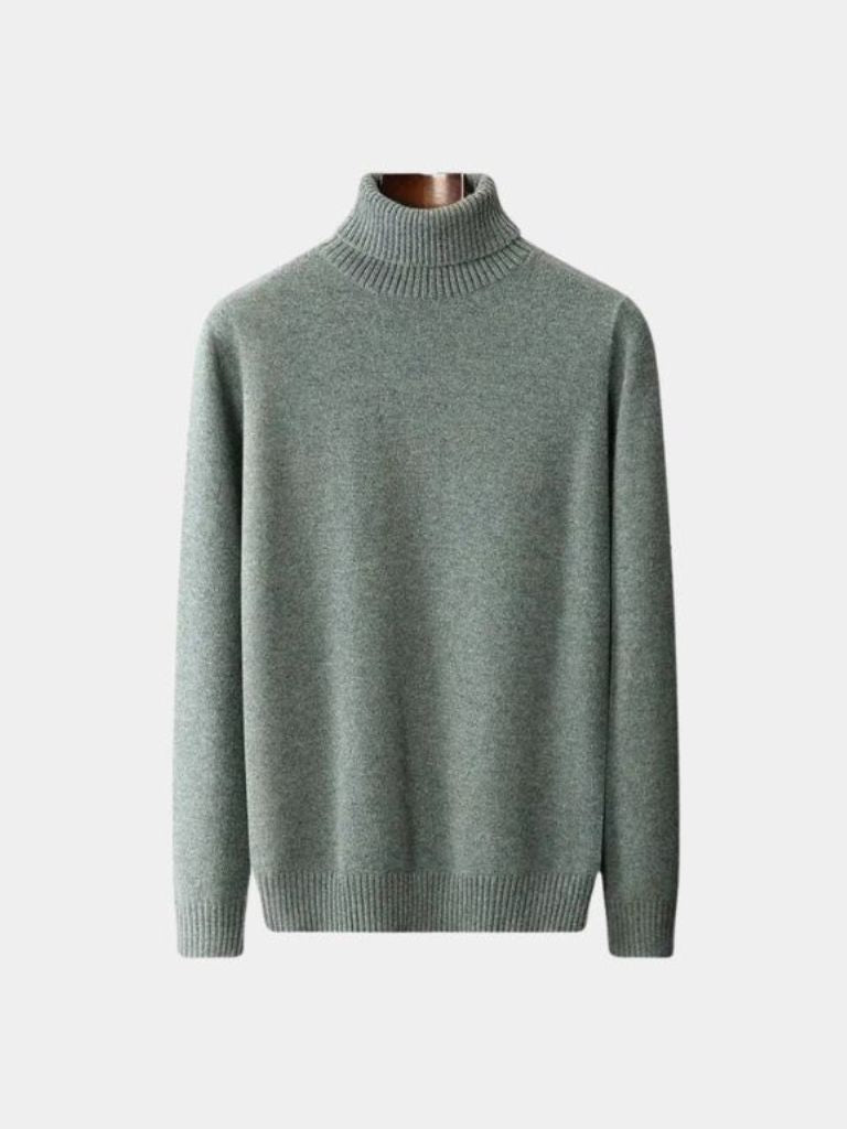 100% Merino Wool Turtleneck Sweater - Casa Laro CASA LARO