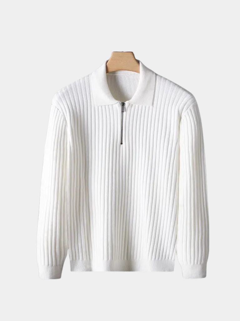 Alpine Riviera Knit Polo Pullover - Casa Laro CASA LARO