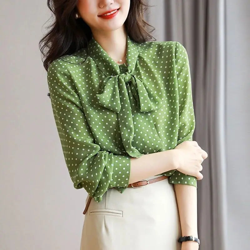 Bow Tie Neck - Blouse CASA LARO