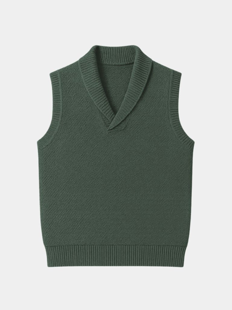 British Knit Vest Waistcoat - Casa Laro CASA LARO