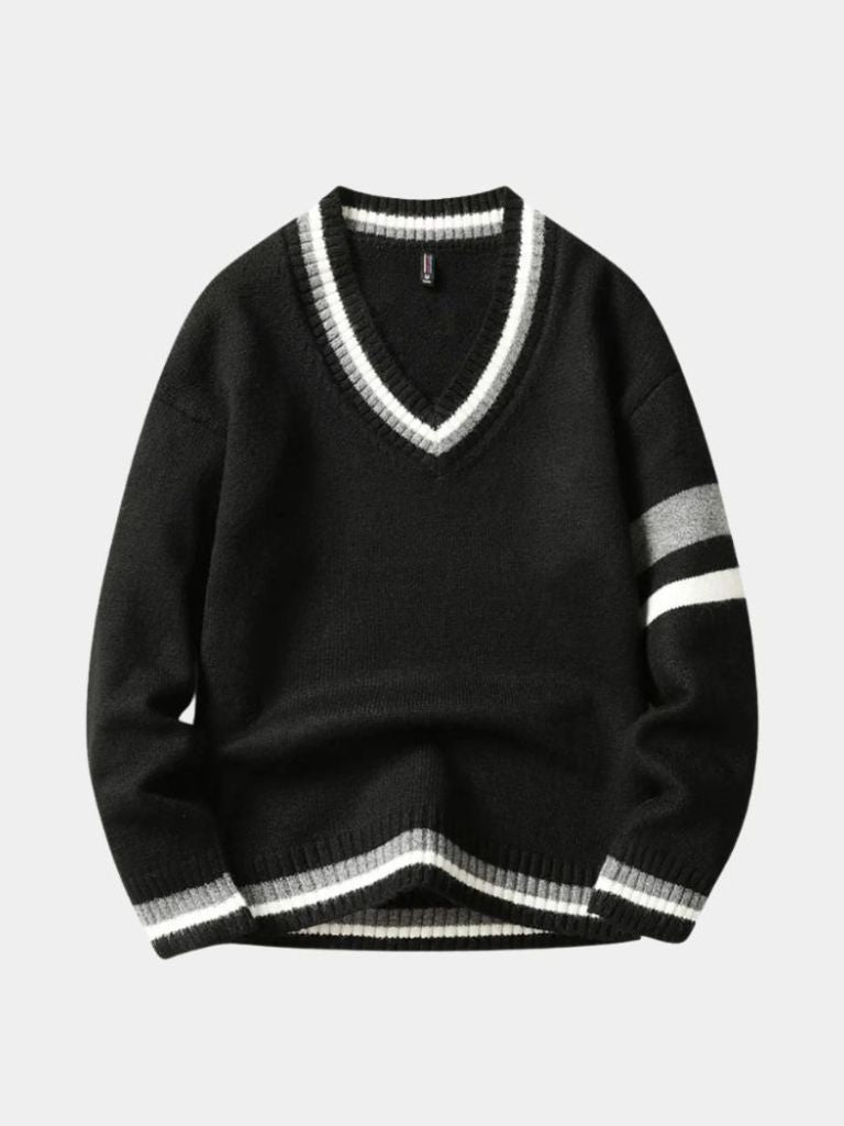 Classic V-Neck Sweater - Casa Laro CASA LARO