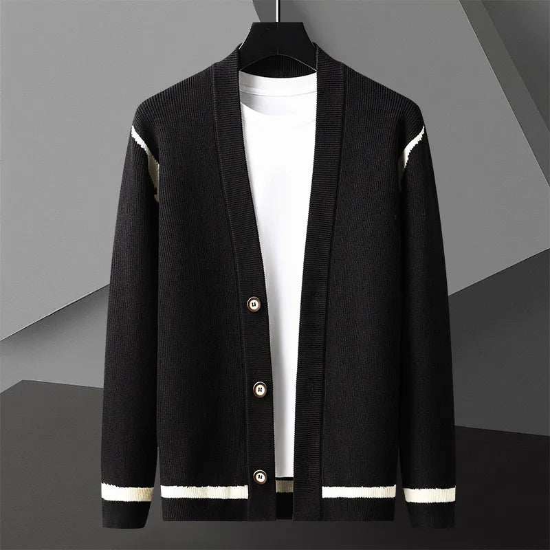 Lightweight Milanese Knit - Cardigan CASA LARO MEN