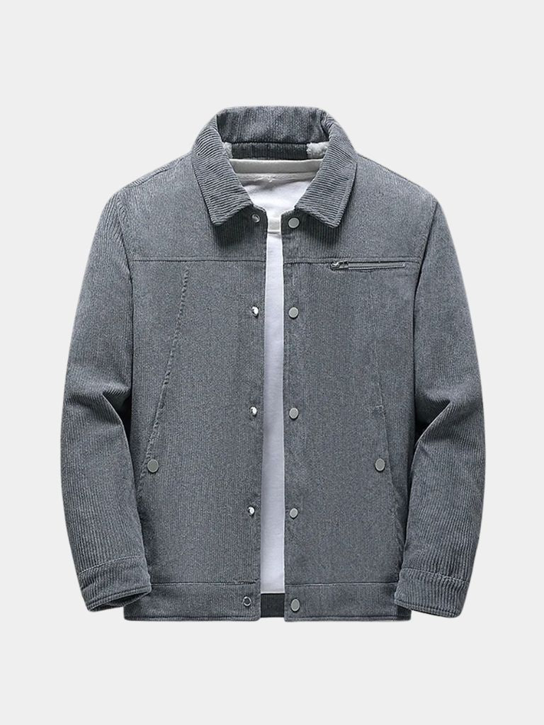 Minimalist Corduroy Sherpa Jacket - Casa Laro CASA LARO
