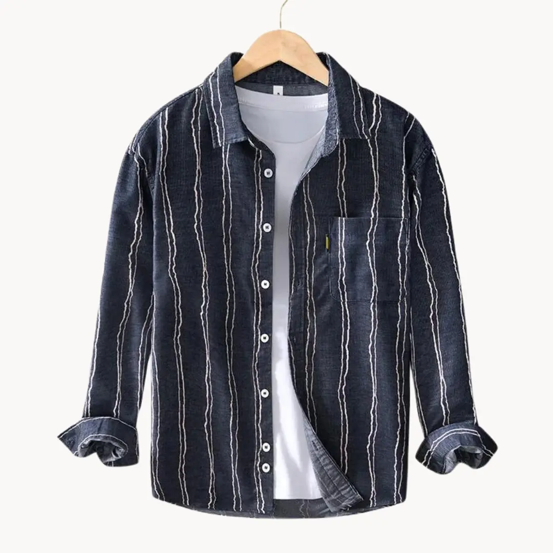 Nautique Striped Button-Up - Shirt CASA LARO