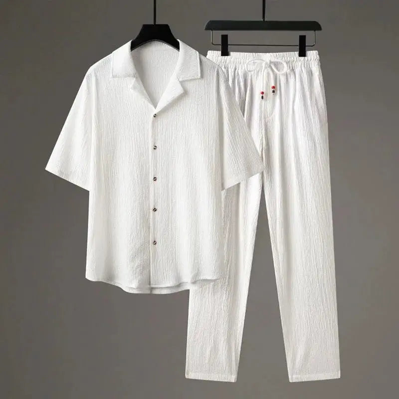 Oversized Linen - Two-Piece Set CASA LARO