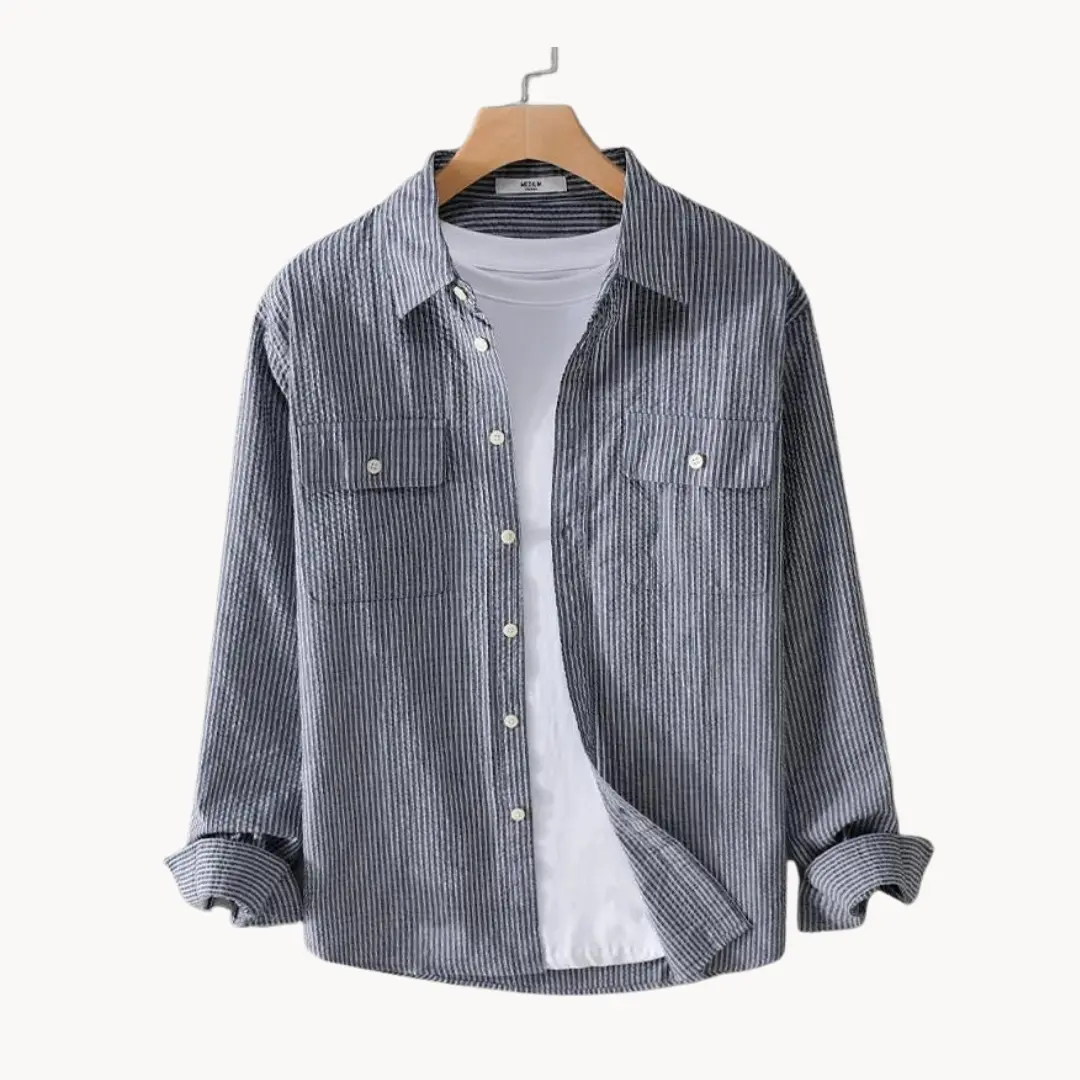 Paavo Striped Button-Up - Shirt CASA LARO