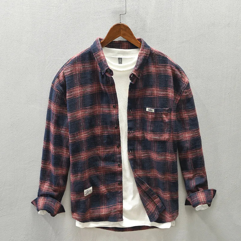 Plaid Button-Up - Shirt CASA LARO MEN