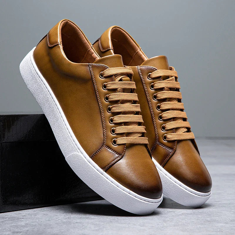 Premium Leather Low-Top - Sneakers CASA LARO MEN