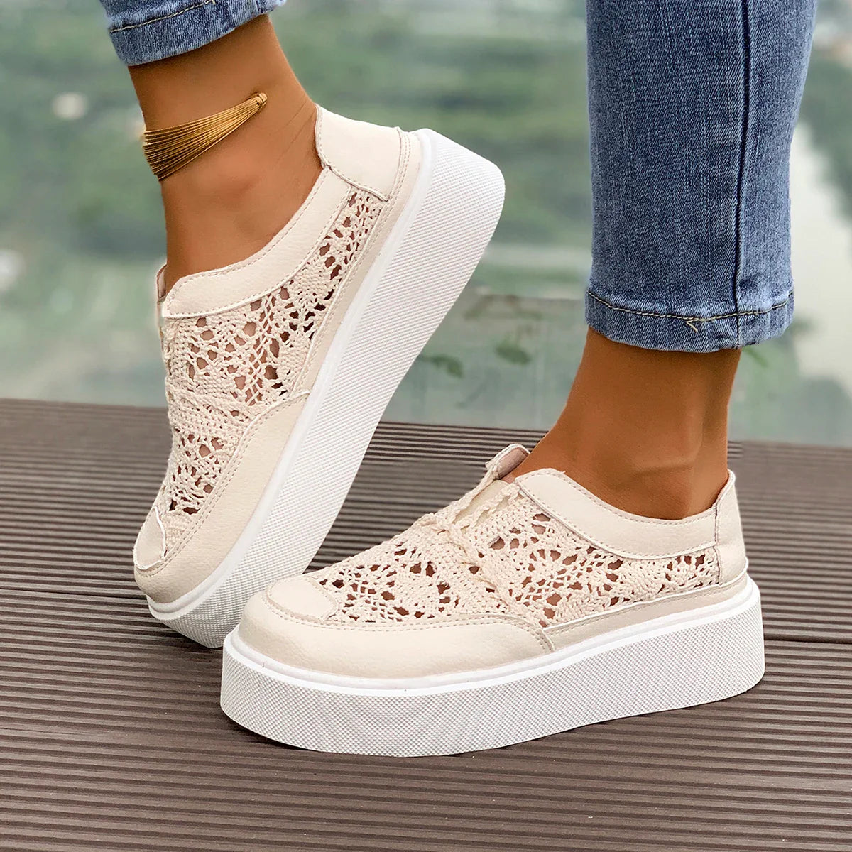 Terra Lace - Sneakers CASA LARO WOMEN
