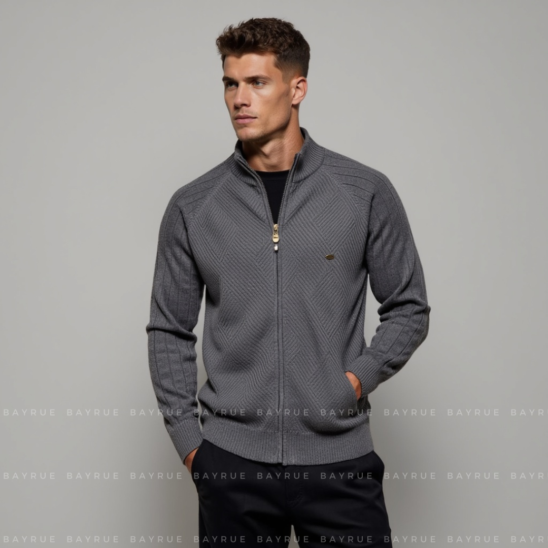 Vance Zip-Up Knit - Sweater CASA LARO MEN