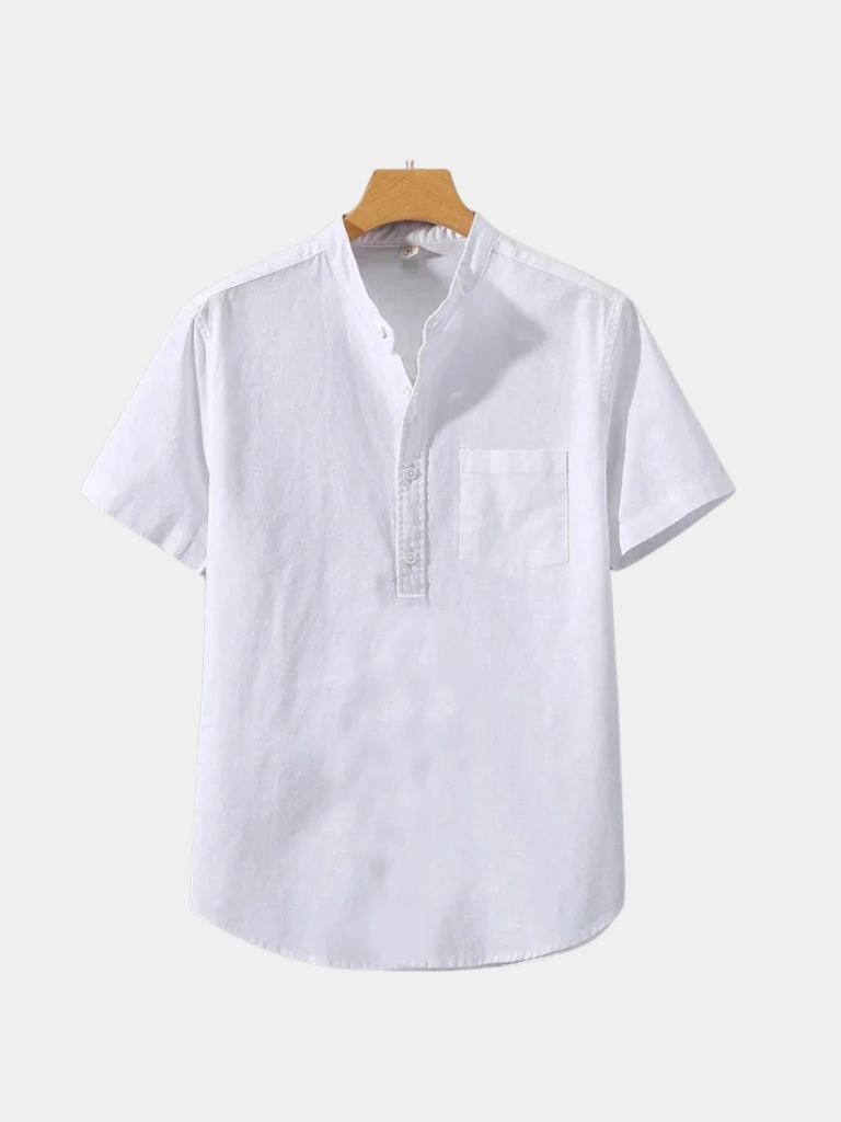 White Wellspring Linen T-Shirt – Casa Laro CASA LARO