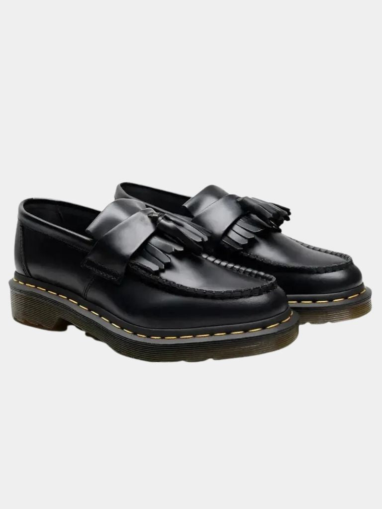 Black Leather Loafers - Casa Laro CASA LARO