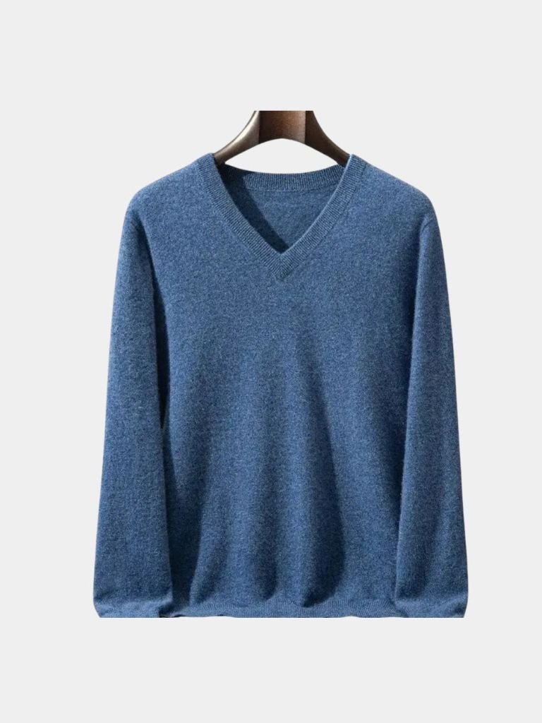 Cashmere V Neck Knitwear Sweater - Casa Laro CASA LARO