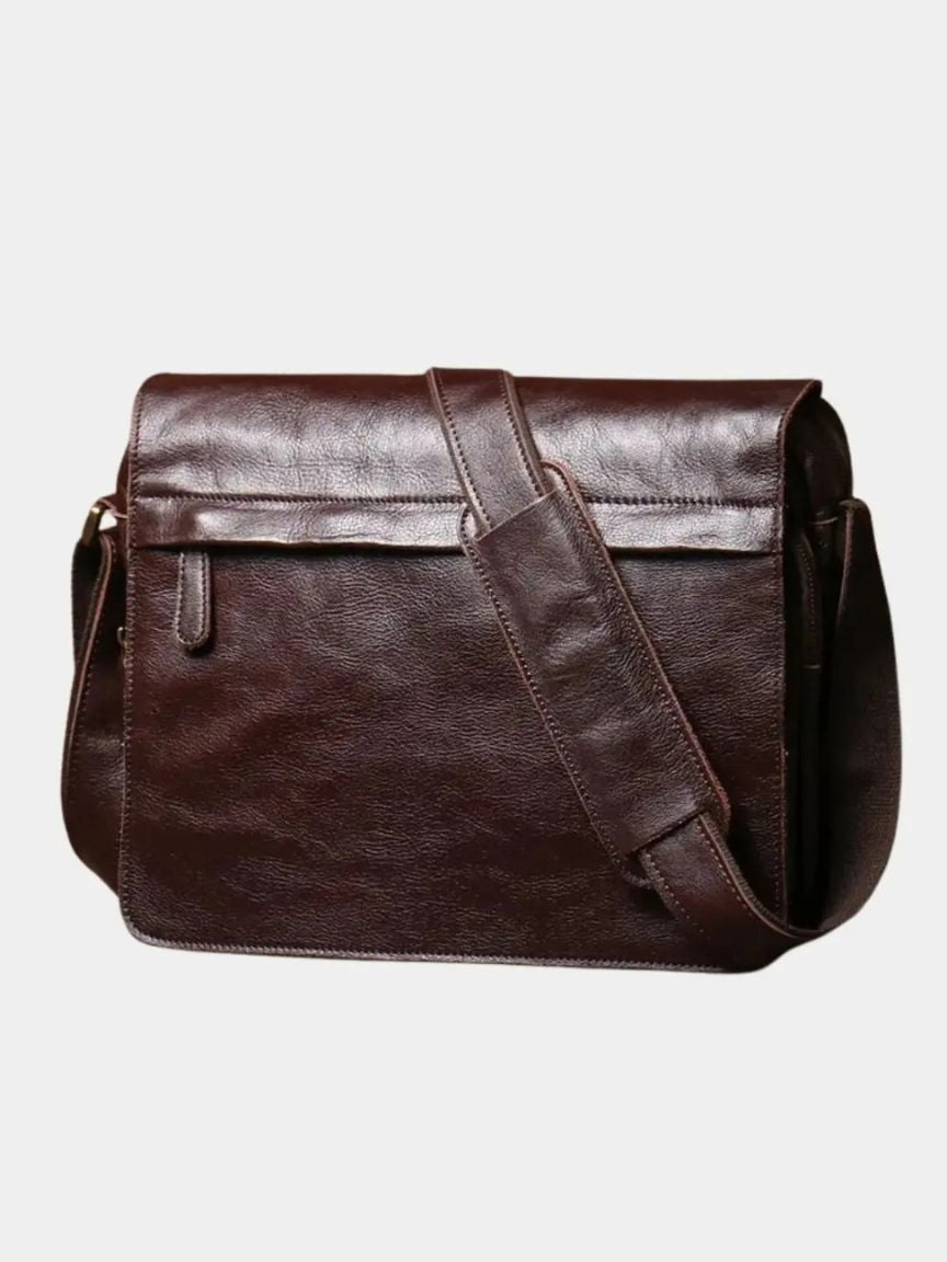 Classic Messenger Leather Bag - Casa Laro CASA LARO