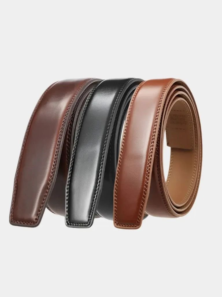 Essential Elegant Leather Belt Without Buckle - Casa Laro CASA LARO