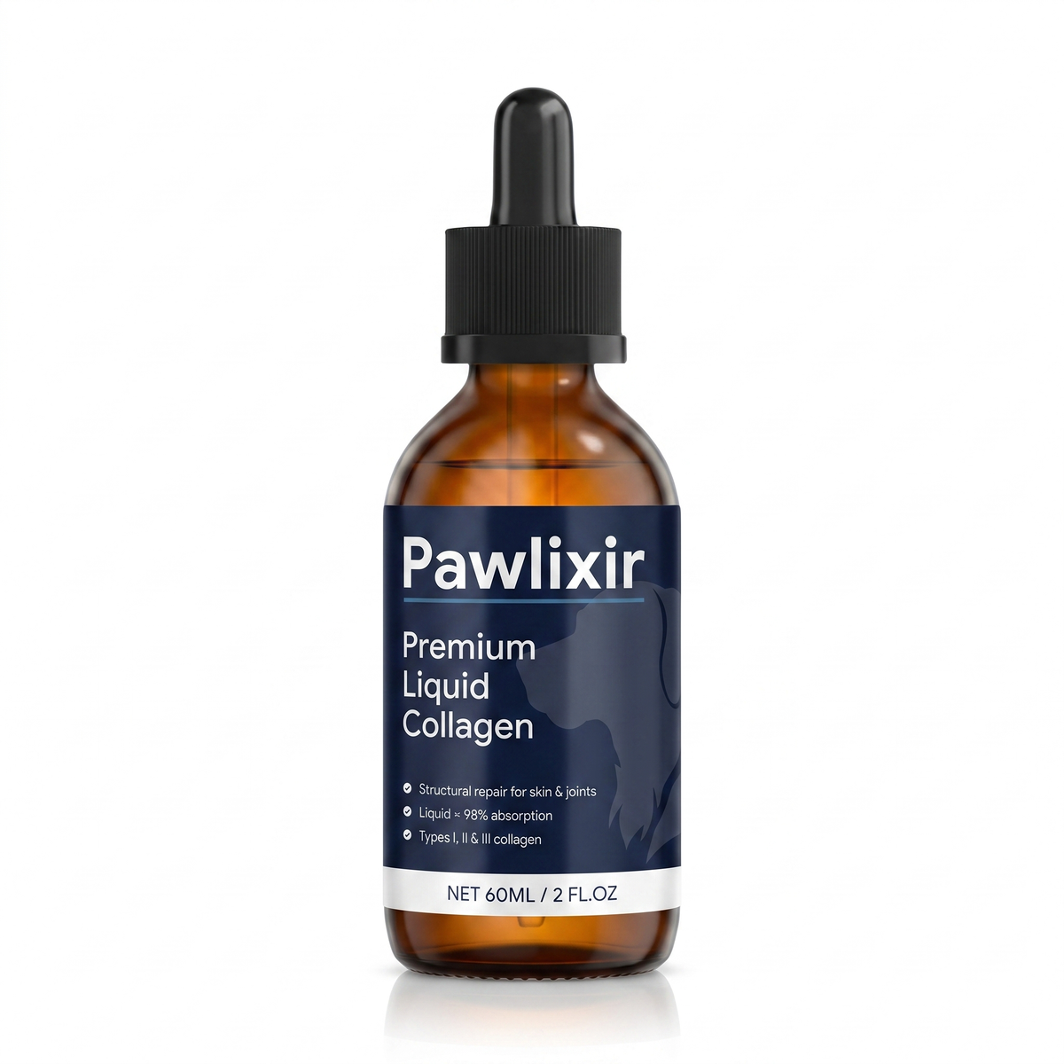 Pawlixir Liquid Collagen for Dogs bottle
