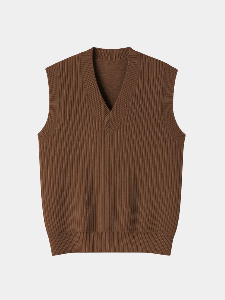 Knit Vest Waistcoat - Casa Laro CASA LARO