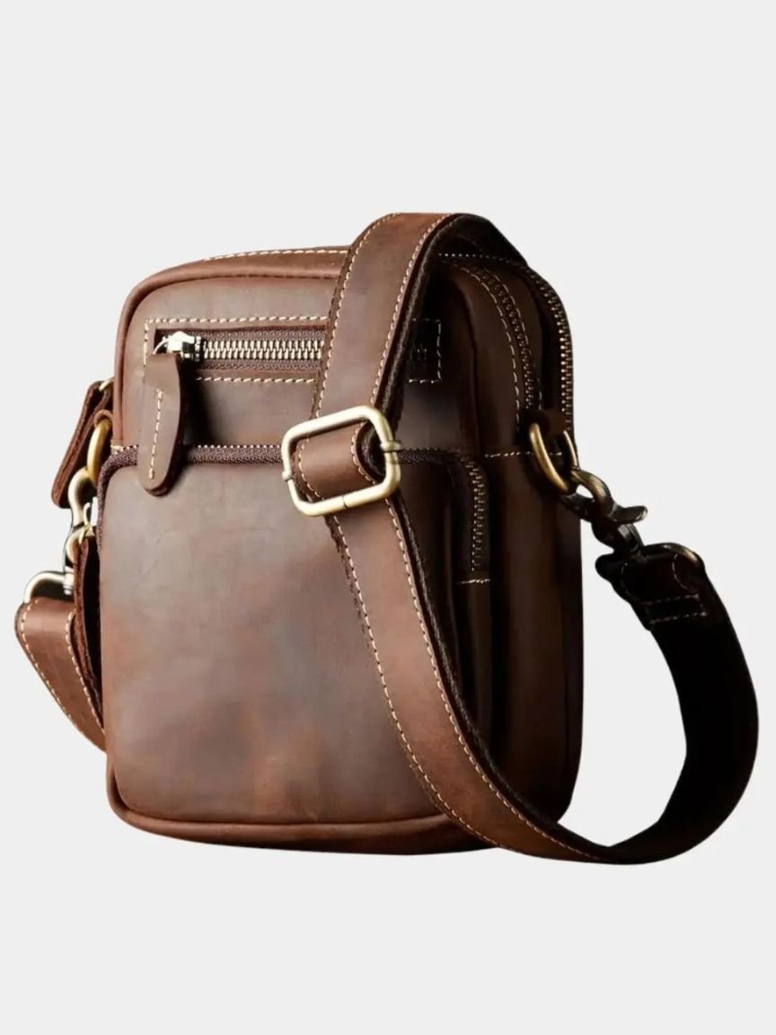 Retro Leather Men's Shoulder Bag - Casa Laro CASA LARO
