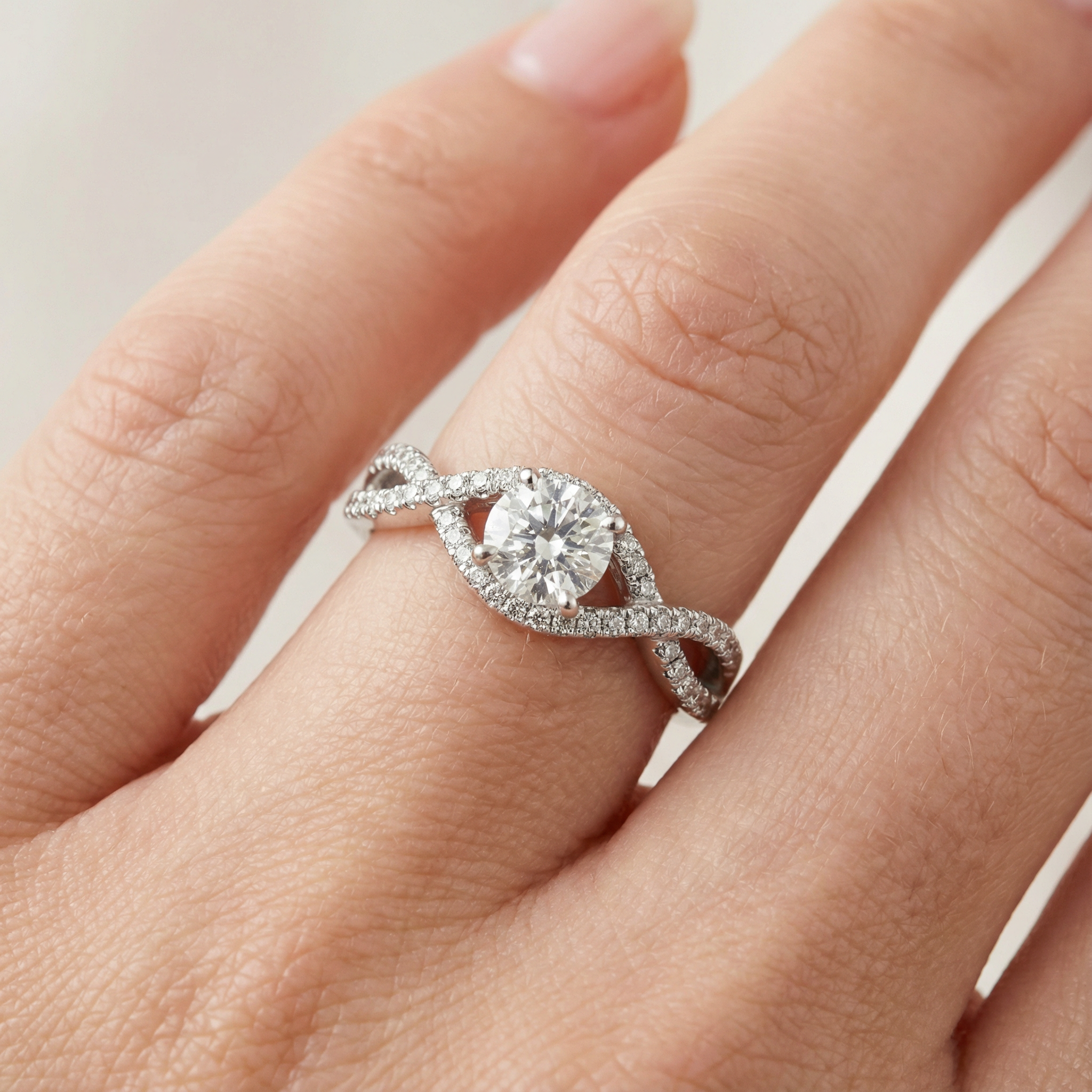 Twist-Band-Engagement-Ring CASA LARO