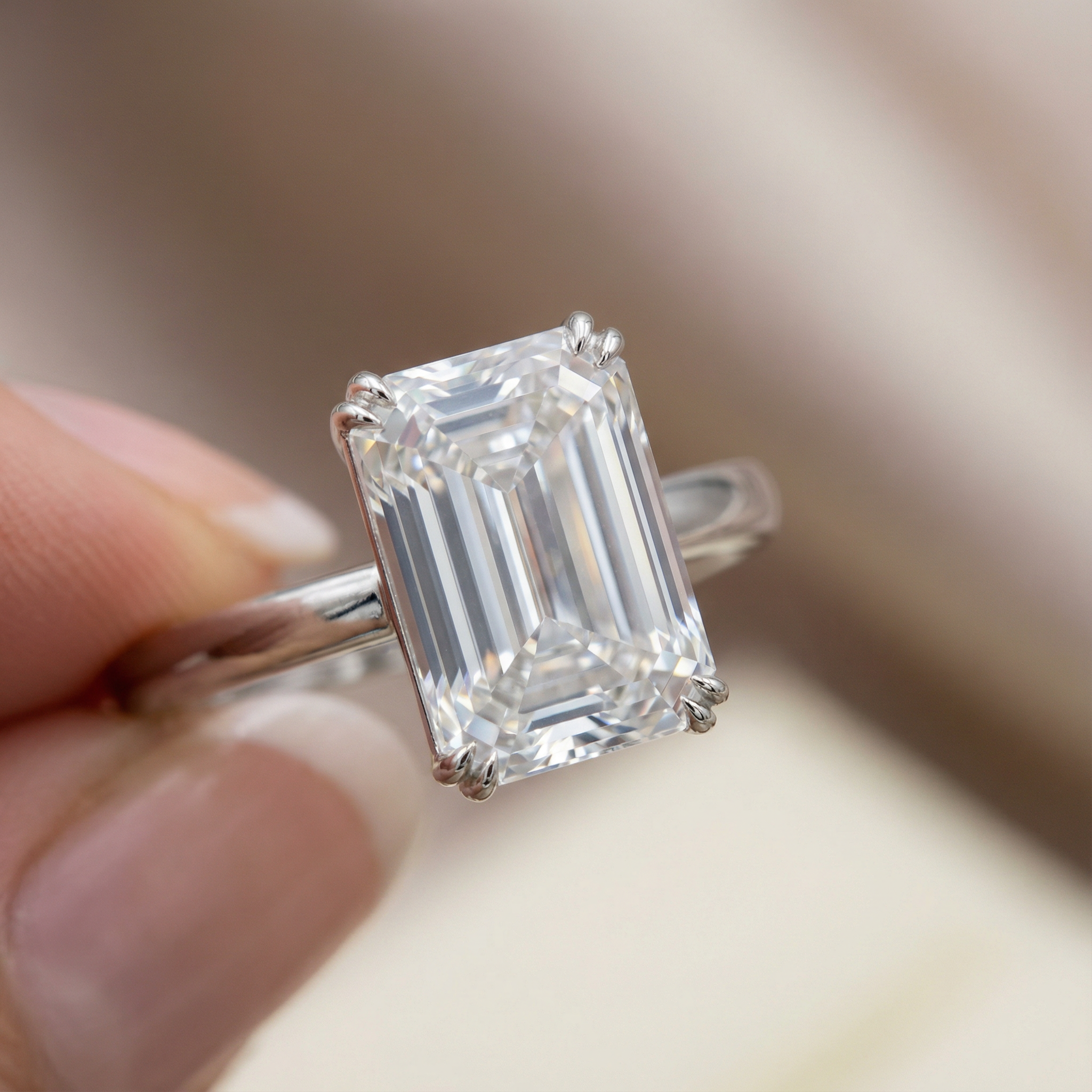 Moissanite-Diamond-Engagement-Rings CASA LARO