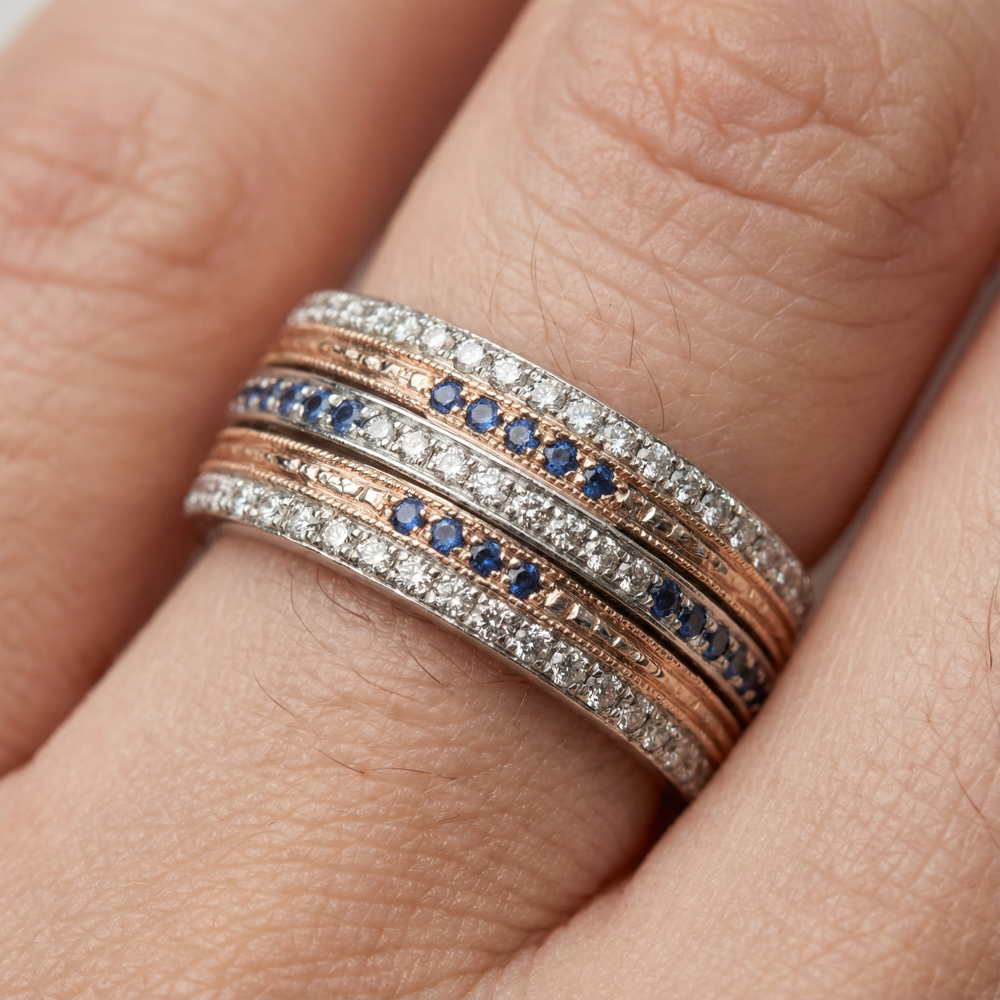 Multi-Row-Wedding-Bands CASA LARO
