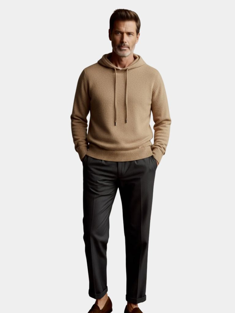 100% Cashmere Hooded Sweater - Casa  Laro CASA LARO