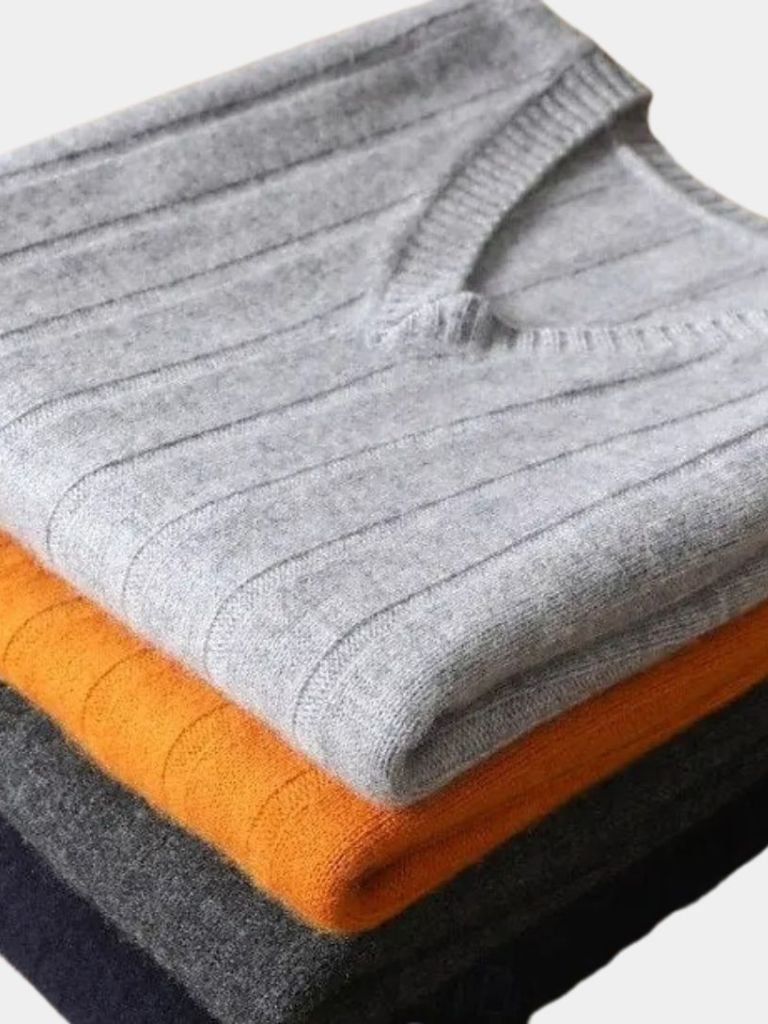 100% Merino Wool Pullover Sweater Vest - Casa  Laro CASA LARO