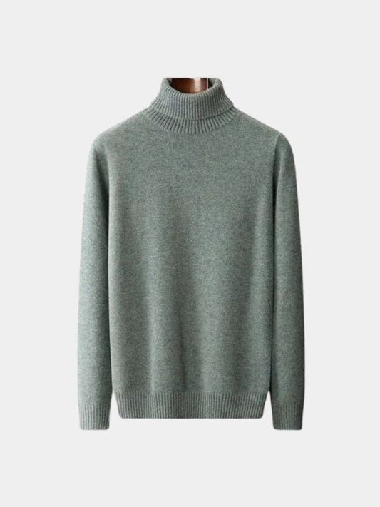100% Merino Wool Turtleneck Sweater - Casa  Laro CASA LARO