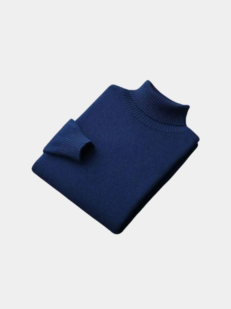 100% Merino Wool Turtleneck Sweater - Casa  Laro CASA LARO