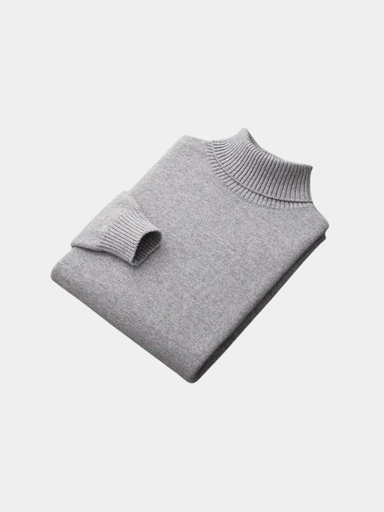 100% Merino Wool Turtleneck Sweater - Casa  Laro CASA LARO