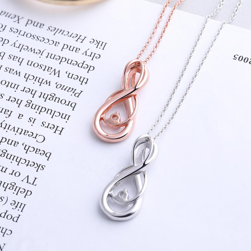 Exquisite Infinity Pendant Necklace Shineofidamond