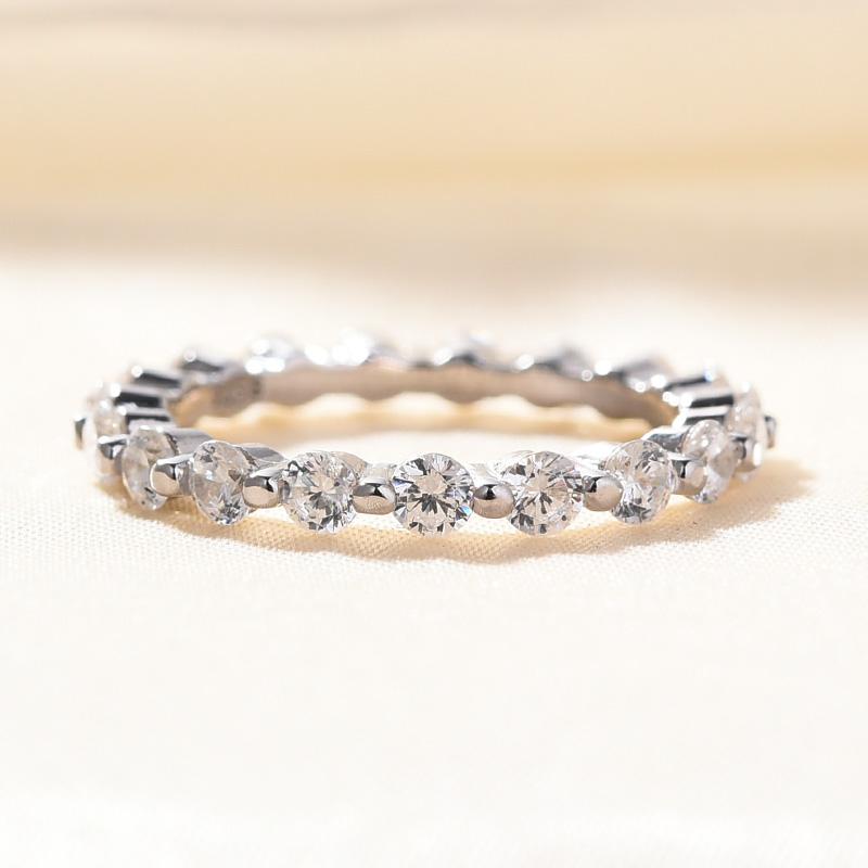 4PCS Elegant Oval Cut Wedding Bridal Set In Sterling Silver Shineofdiamond