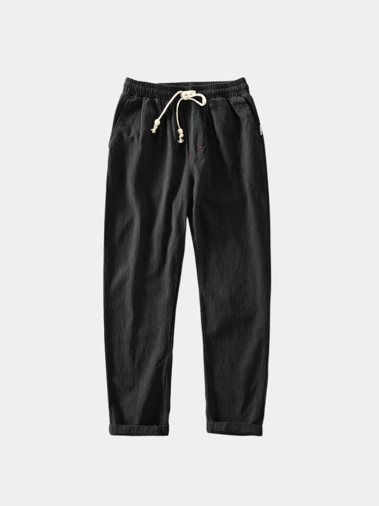Azure Coast Linen Trousers - Casa  Laro CASA LARO