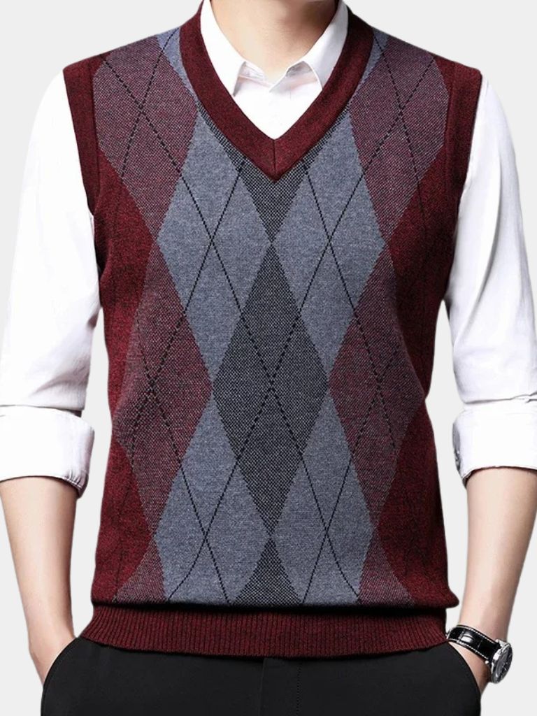 Academic Essential Knit Vest - Casa  Laro CASA LARO