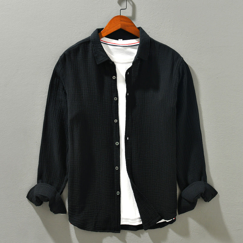 Aegean Crinkle Cotton - Shirt CASA LARO MEN