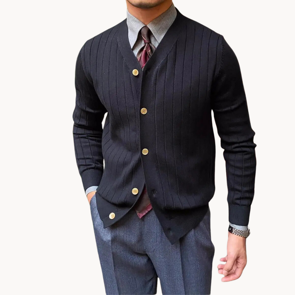 Alpine Cable Knit - Cardigan CASA LARO MEN