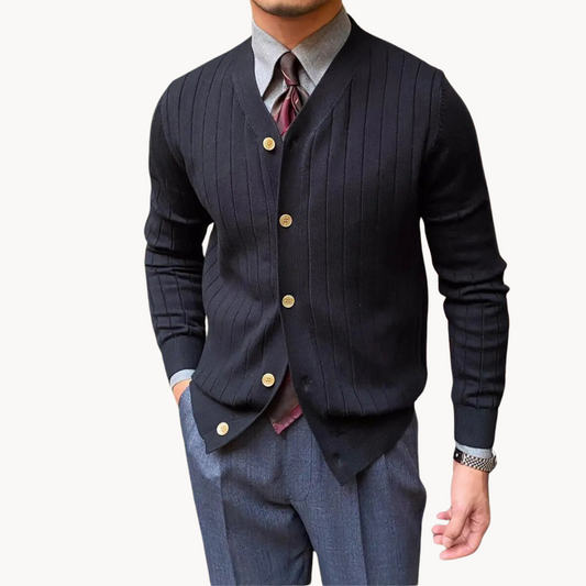 Alpine Cable Knit - Cardigan CASA LARO MEN