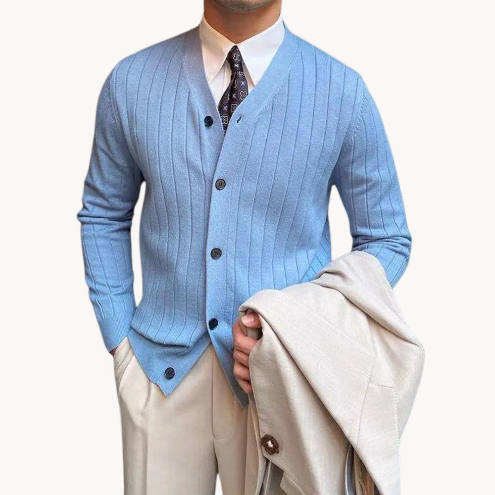 Alpine Cable Knit - Cardigan CASA LARO MEN