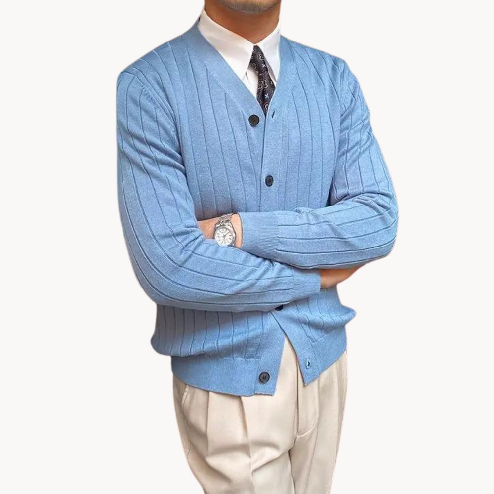 Alpine Cable Knit - Cardigan CASA LARO MEN
