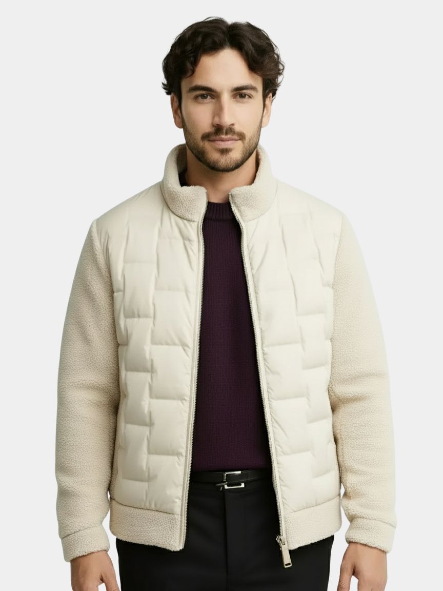 Alpine Cream Hybrid Jacket - Casa  Laro CASA LARO