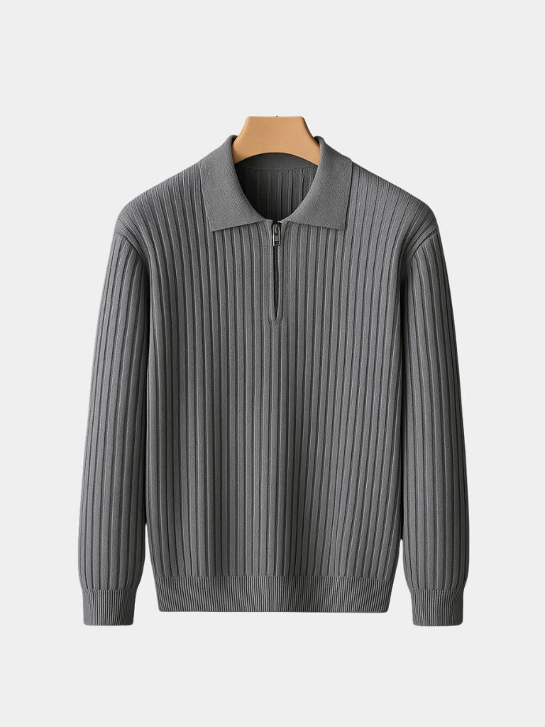 Alpine Riviera Knit Polo Pullover - Casa  Laro CASA LARO