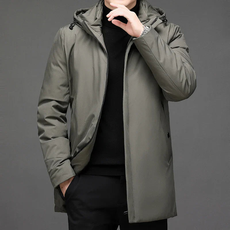 Alpine Wool-Blend Longline - Coat CASA LARO MEN