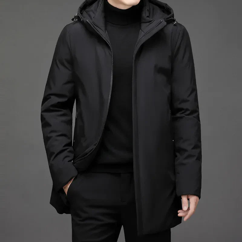 Alpine Wool-Blend Longline - Coat CASA LARO MEN
