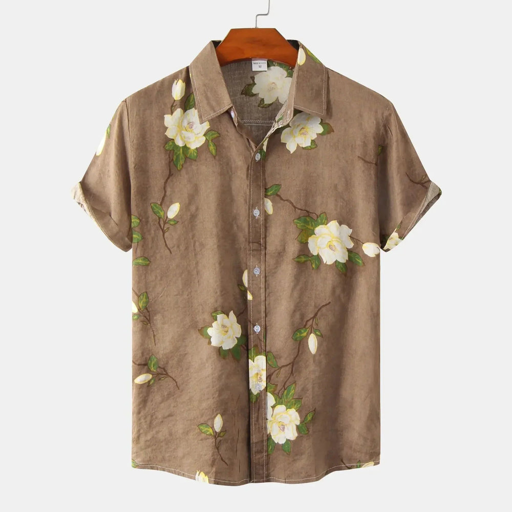 Amalfi Floral Print - Shirt CASA LARO MEN