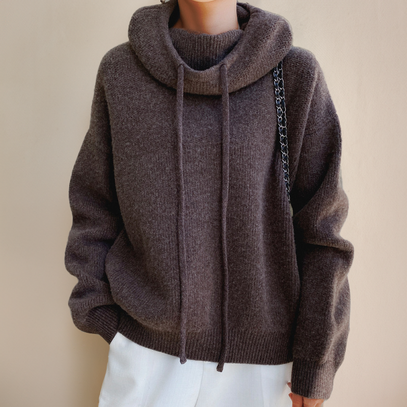 Aria Merino Wool Turtleneck - Sweater CASA LARO
