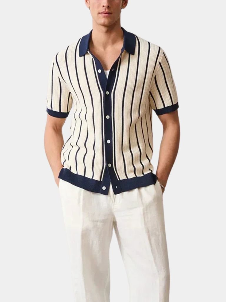 Atlantic Frame Knit Polo – Casa  Laro CASA LARO