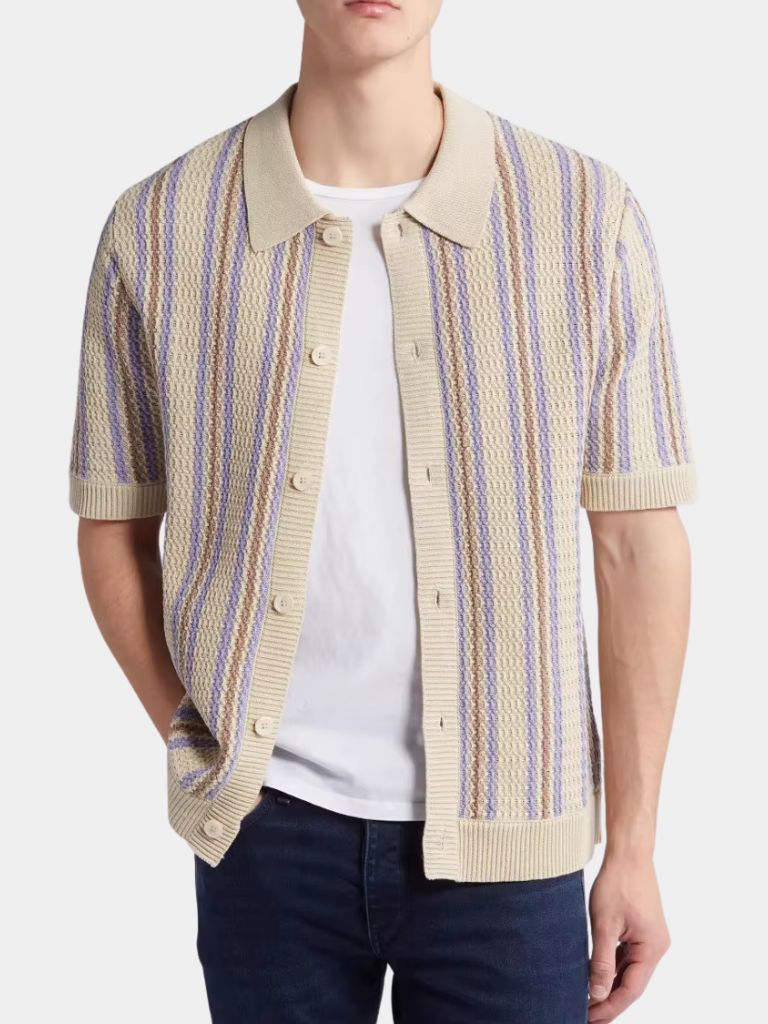 Atlantic Frame Knit Polo – Casa  Laro CASA LARO
