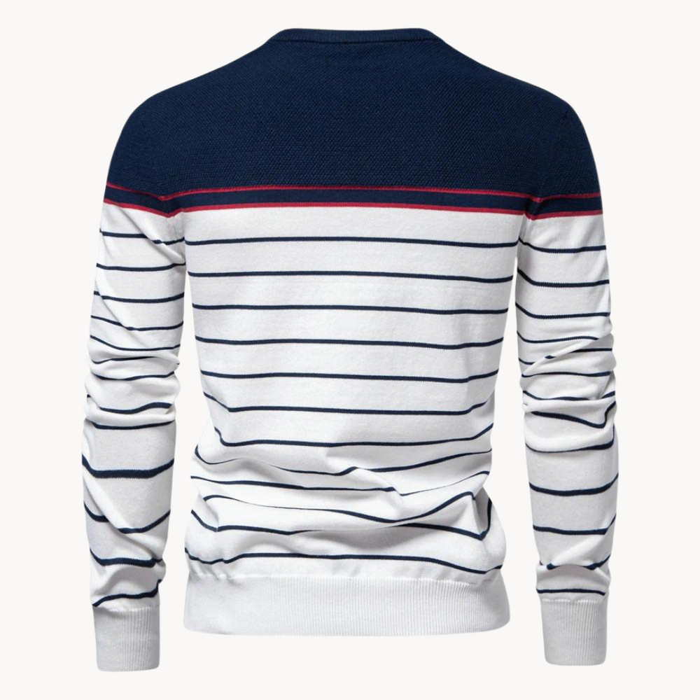 Atlantic Stripe Cotton - Sweater CASA LARO MEN