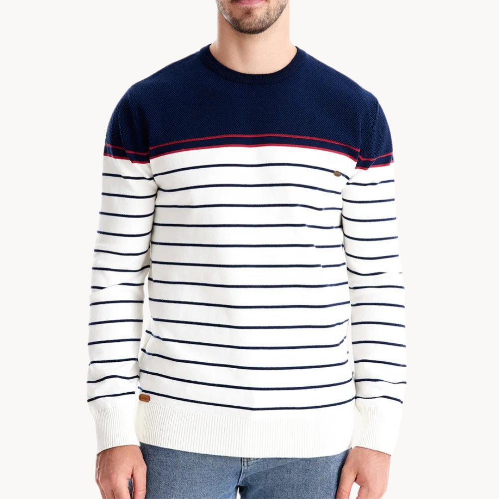 Atlantic Stripe Cotton - Sweater CASA LARO MEN
